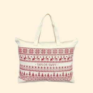Taylor Swift Christmas Tree Farm Tote Bag